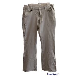 Levis Denizen Womens Khaki Bootcut Pants Durable Work Office Misses 18